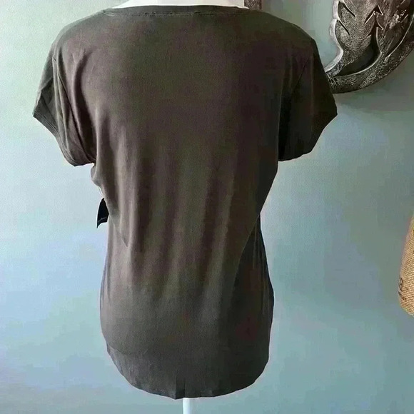 Tahari brown t-shirt size L NWT - Picture 4 of 6